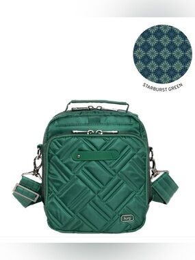 Lug Skeeter Bridge Convertible Crossbody Wickedly Green